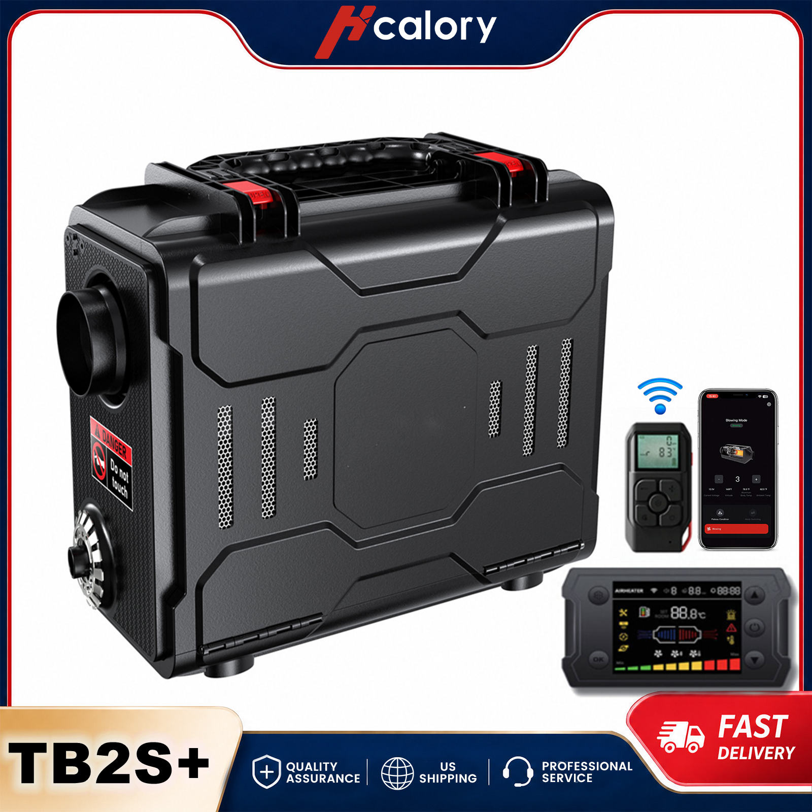 Hcalory TB2S+ 8KW Diesel Heate - Fish Finder Mount ulasan dan harga