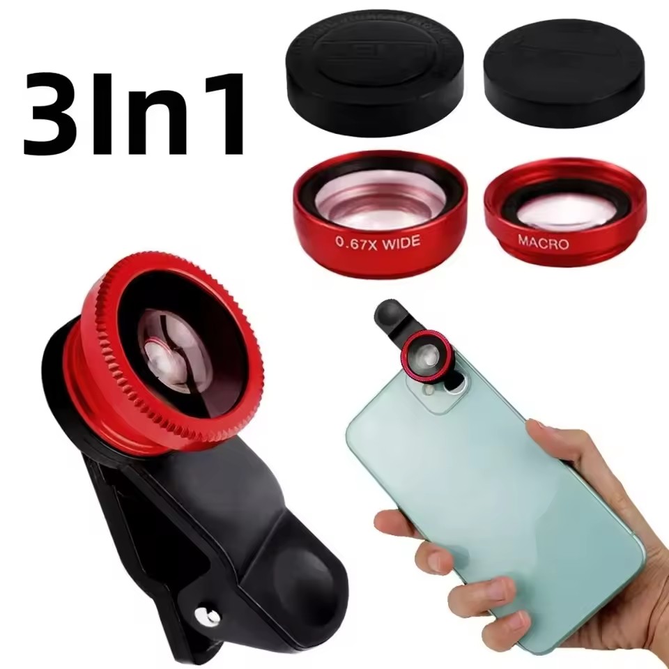 3In1 Mobile Phone Fish Eye Len - Fishing Camera ulasan dan harga